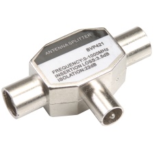 Bandridge BVP421 Разветвитель антенного кабеля, коаксиальная розетка, 2xCoax Tip, V-образный EOL