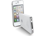 Cellular iPhone 4 / 4S slim (0.35mm) case, milky transparent EOL