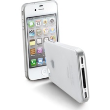 Cellular iPhone 4 / 4S slim (0.35mm) case, milky transparent EOL