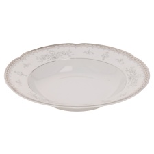 EOL Soup plate Bolero Platinum 22.5cm