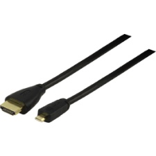 Valueline micro HDMI connector - HDMI connector black 1.50 m EOL, bulk