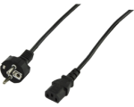 Литой силовой кабель Schuko - IEC320 C13, 2,5 м EOL