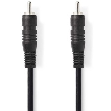 Cable 1xRCA M - 1xRCA M, 1m, black