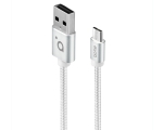 Cable Micro USB, 1m, white EOL