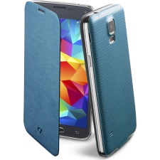 Cellular Samsung Galaxy S5 Case, Flip Book, Blue EOL