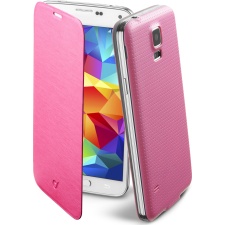 Cellular Samsung Galaxy S5 Case, Flip Book, Pink EOL