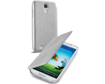 Cellular Samsung Galaxy S4 ümbris, Book Glitter, hõbedane EOL