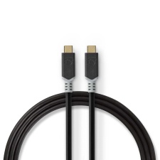 Cable Nedis USB-C - USB-C, 1m, black