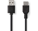 Cable USB plug - USB socket, 2m