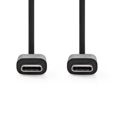 Кабель Type-C-Type-C, 1м, черный, USB 2.0