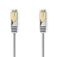 Сетевой кабель UTP Cat5e RJ45-RJ45, серый, 1м