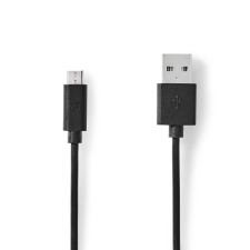 Kaabel Nedis microUSB - USB-A, 1m, must, bulk e- pakendita