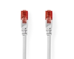 Network cable UTP Cat6 RJ45-RJ45, white, 2m