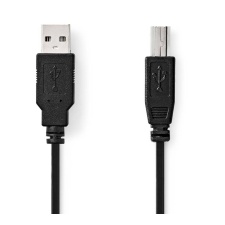 USB cable Nedis USB-A M - USB-B M, 5m, in a plastic bag