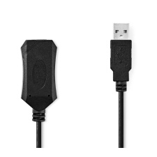 Кабель USB 2.0 Nedis USB-A M - USB-A F, 5м