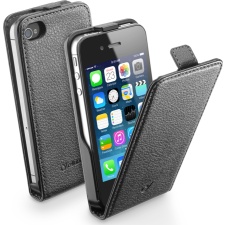 Cellular iPhone 4/4S case, Flap (with magnet), black EOL