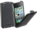 Cellular iPhone 4 / 4S case, Flap, black EOL