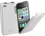 Cellular iPhone 4/4S ümbris,Flap, valge