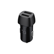 Car charger 2XUSB, 2.4A, black