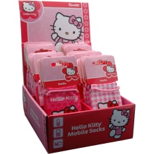 Cellular Hello Kitty mobile socks, different EOL