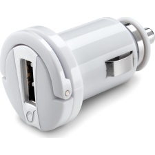 Cellular car charger 12/24V, 2.1A, white EOL