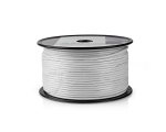 Antenna cable 6.9mm, white, price € / m (rolled a total of 100m)