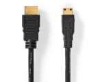 Video cable Nedis HDMI M - HDMI mini M, 1.5m, 4K30Hz