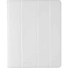 Cellular iPad 2/3 case, imitation leather, with magnet, white EOL