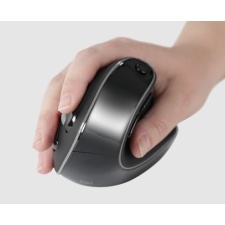 Mouse wireless ergon. Deltaco, black