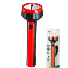 LED flashlight with battery, 3W / 120lm