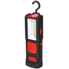 LED work lamp, rechargeable, magnetic attachment