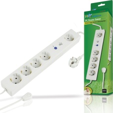 HQ extension cord 1.5m with 5 sockets switch - PC EOL