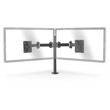 Monitor desk mount for 2, 14-24&quot;, 14kg