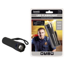 LED flashlight with zoom 3xAAA, 80lm