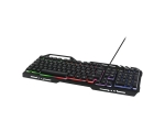 Keyboard for players Deltaco, Nordic, USB, RGB, metalframe