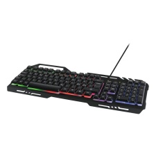 Keyboard for players Deltaco, Nordic, USB, RGB, metalframe