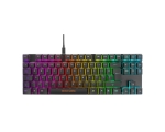 Keyboard for player Deltaco DK420 mechanical, red switches, RGB, Nordic