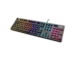 Keyboard for player Deltaco DK310 mechanical, red switches, RGB, Nordic