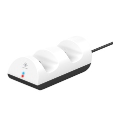 Charging base for Playstation 5 controllers dual white