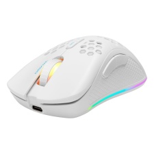 Gaming mouse wireless Deltaco WM80, 4800dpi, 6 buttons, RGB, white