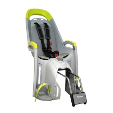 Children&#39;s chair for bicycle Amaze, lockable, gray / green