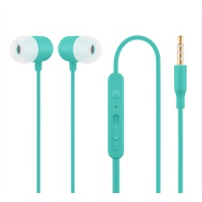 In-ear headphones with microphone HE21, blue EOL