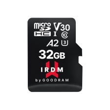 Карта памяти Goodram SDmicro 32GB + SD адаптер 170/100MB/s A2/Class 3/V30/UHS-I