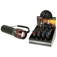 Kenner flashlight HILED 3xAAA batteries included, metal housing EOL