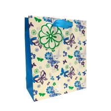 L gift bag Flowers&amp;Butterflies 12/48