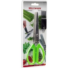 Seasoning scissors with grain cleaner