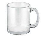 Mug Latte clear glass 350ml / 6