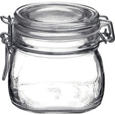 Fido jar 500ml with clip/6