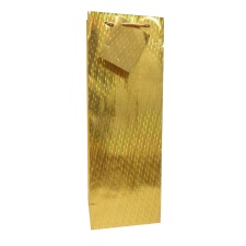 Bottle gift bag Gold Holographic