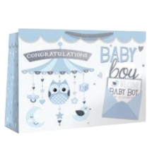 L wide gift bag Baby Boy Mobile